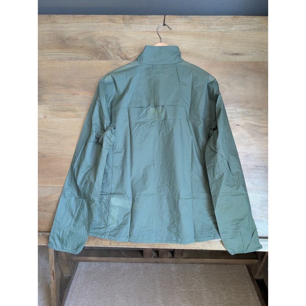 Patagonia Houdini Stash 1/2 Zip Pullover Womens L Terrain Green Long Sleeve NWT - Picture 2 of 5